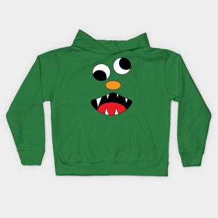 Silly Monster Face T-Shirt | Crazy Eyes Kids Hoodie